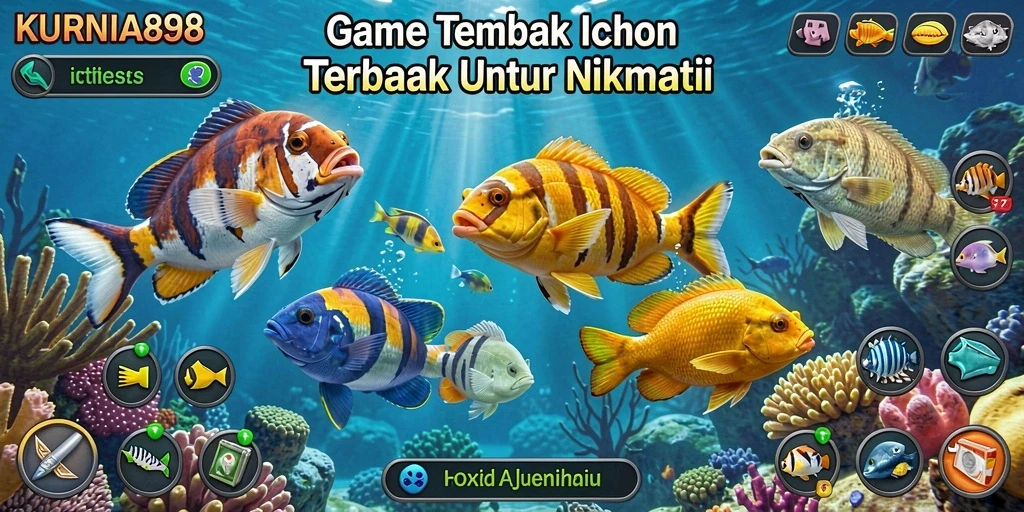 Screenshot gameplay KURNIA898 menampilkan aksi tembak ikan yang seru.