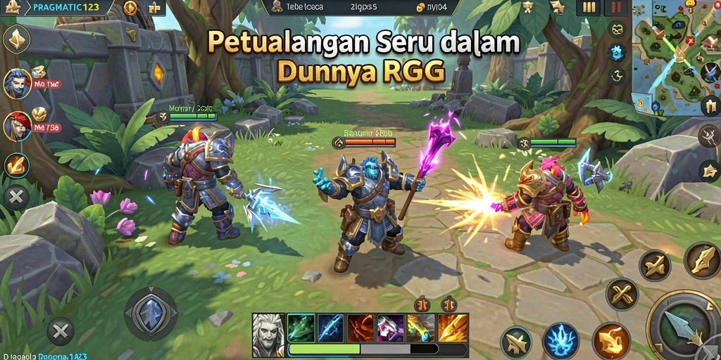 Tampilan gameplay RPG PRAGMATIC123 yang menawan dan interaktif.