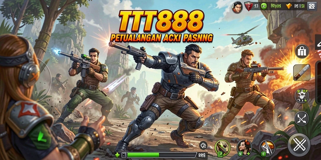 Screenshot utama TTT888 menampilkan aksi seru dan mendebarkan.